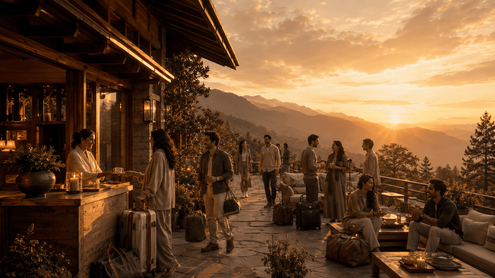 Day 1: Arrive as guests. Meet your tribe.